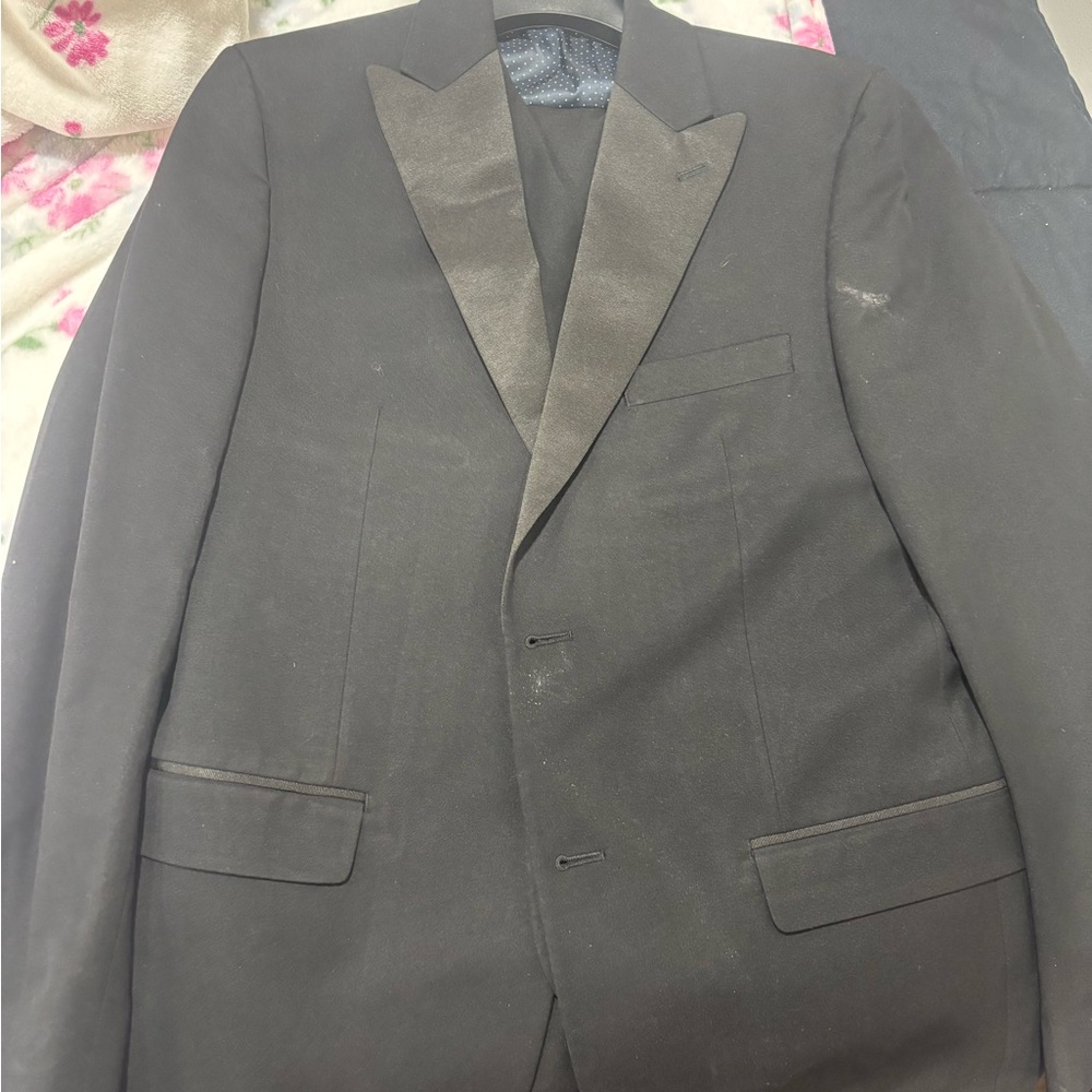 Alfani Elegant Black Tuxedo Jacket
